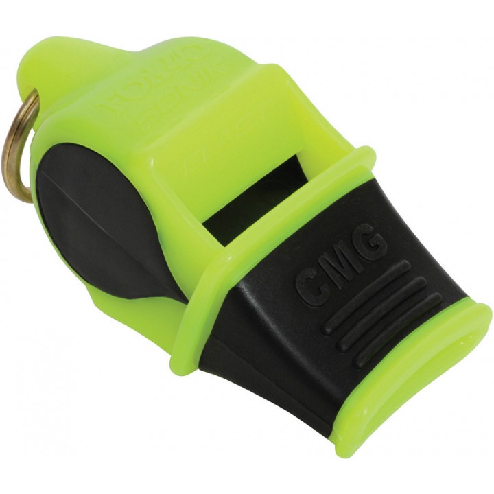 Профессиональный свисток без шарика Fox 40 Sonik Blast CMG (Neon Green/Black)