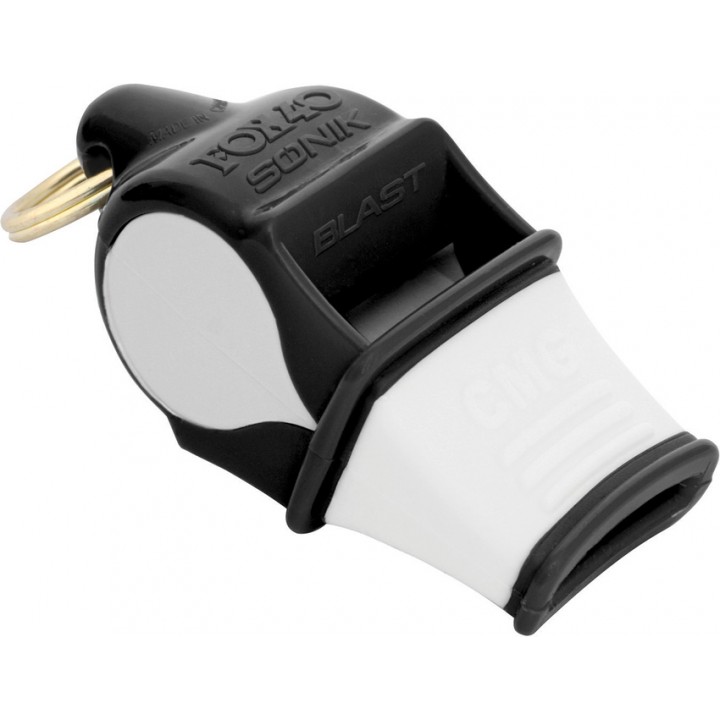 Профессиональный свисток без шарика Fox 40 Sonik Blast CMG (Black/White)