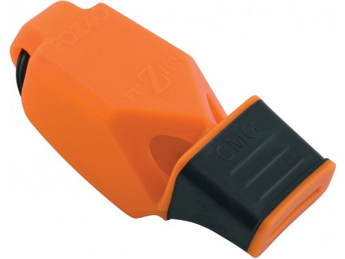 Профессиональный двухтональный свисток без шарика Fox 40 Fuziun CMG (Orange)