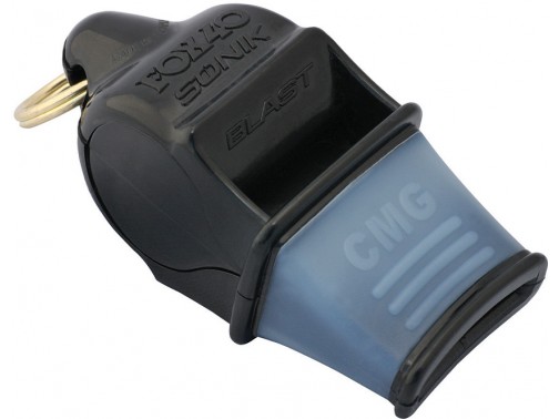 Профессиональный свисток без шарика Fox 40 Sonik Blast CMG (Black)