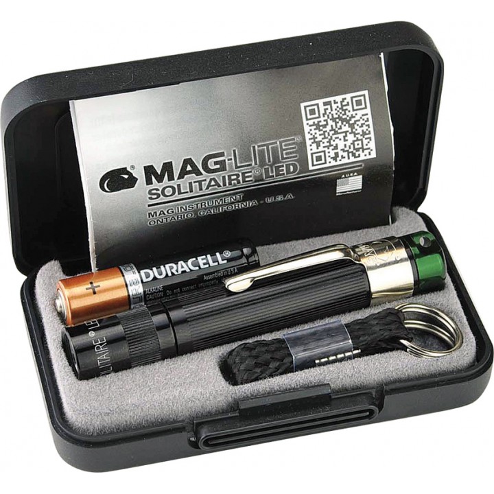 Карманный светодиодный фонарь Maglite Solitaire LED (Green Light)
