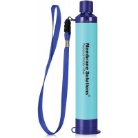 Туристический фильтр для питьевой воды Membrane Solutions Water Filter Straw (Blue)