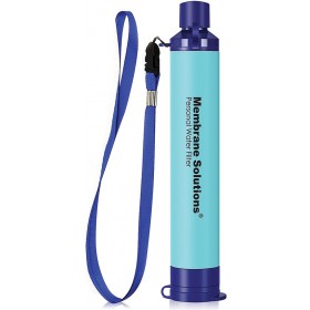 Water Filter Straw Blue