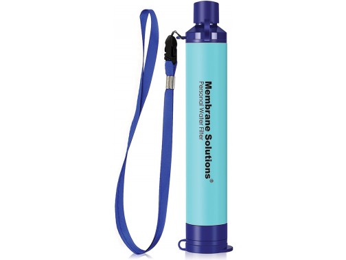Туристический фильтр для питьевой воды Membrane Solutions Water Filter Straw (Blue)