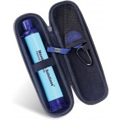 Туристический фильтр для питьевой воды с чехлом Membrane Solutions Water Filter Straw (Blue) — основное фото