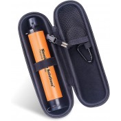 Туристический фильтр для питьевой воды с чехлом Membrane Solutions Water Filter Straw (Orange) — основное фото
