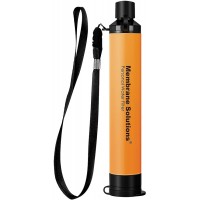 Туристический фильтр для питьевой воды Membrane Solutions Water Filter Straw (Orange)
