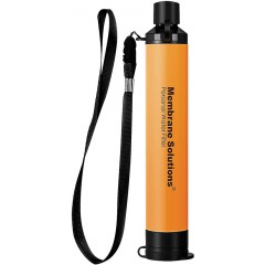 Туристический фильтр для питьевой воды Membrane Solutions Water Filter Straw (Orange)