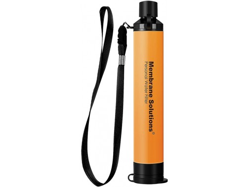 Туристический фильтр для питьевой воды Membrane Solutions Water Filter Straw (Orange)
