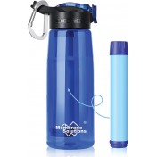 Туристическая бутылка с фильтром для питьевой воды Membrane Solutions Water Filter Bottle (Blue) — основное фото