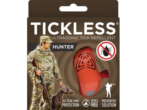 Ультразвуковой охотничий отпугиватель клещей TICKLESS Hunter (Orange)