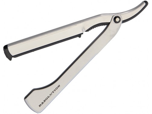 Опасная бритва со сменными лезвиями (шаветт) Razolution Exchangeable Blade Razor (серебристый)