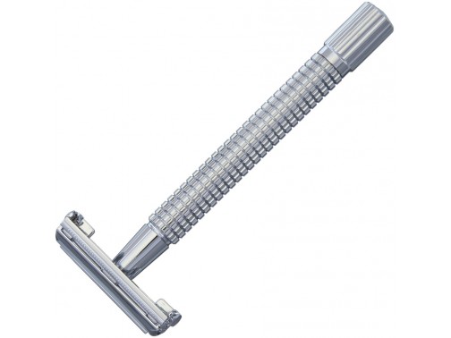 Классический Т-образный бритвенный станок Razolution Twin Top Razor Chrome