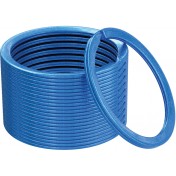 Набор металлических колец для ключей Silipac Metal Split Key Rings (Blue) — основное фото