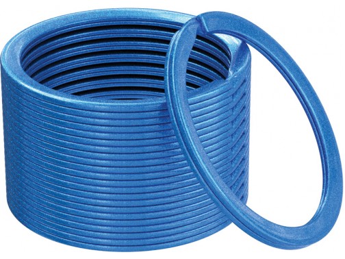 Набор металлических колец для ключей Silipac Metal Split Key Rings (Blue)