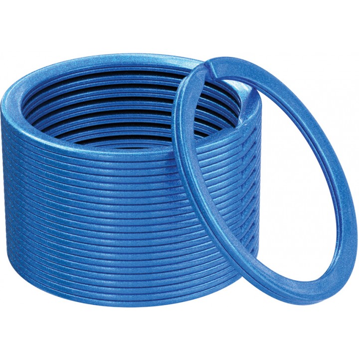 Набор металлических колец для ключей Silipac Metal Split Key Rings (Blue)
