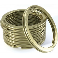 Набор металлических колец для ключей Silipac Metal Split Key Rings (Copper)