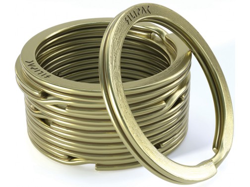 Набор металлических колец для ключей Silipac Metal Split Key Rings (Copper)