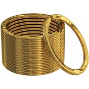 Набор металлических колец для ключей Silipac Metal Split Key Rings (Gold) — основное фото