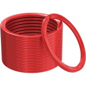 Набор металлических колец для ключей Silipac Metal Split Key Rings (Red) — основное фото