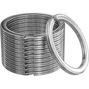 Набор металлических колец для ключей Silipac Metal Split Key Rings (Silver) — основное фото