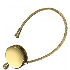 Кольцо для ключей с замком Silipac Easy Lock Cable (Gold Uncoated)