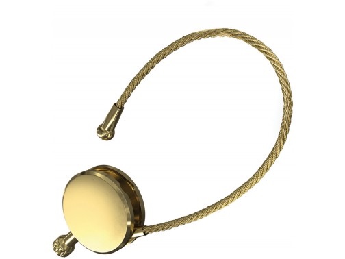 Кольцо для ключей с замком Silipac Easy Lock Cable (Gold Uncoated)