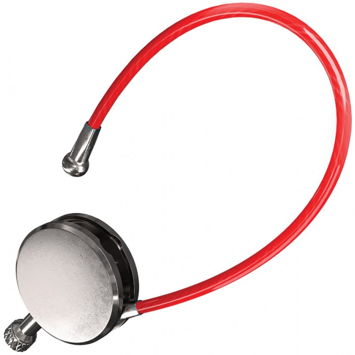 Кольцо для ключей с замком Silipac Easy Lock Cable (Red Coated)
