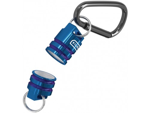 Магнитный стальной карабин для ключей и аксессуаров Silipac EDC Mag Beads (Blue)