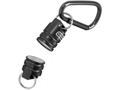Магнитный титановый карабин для ключей и аксессуаров Silipac EDC Mag Beads (Black)