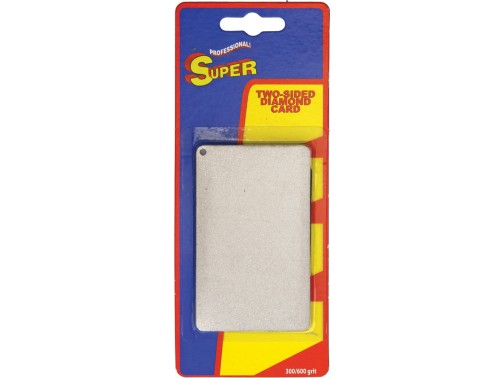 Карточка-точильный камень для ножей и инструментов Super Diamond Card Sharpener 300/600