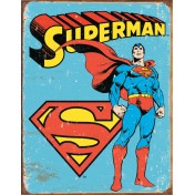 Жестяная табличка Desperate Enterprises Tin Signs Superman - Retro — основное фото