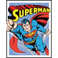 Жестяная табличка Desperate Enterprises Tin Signs Superman - Retro Panels