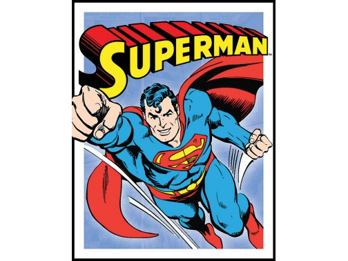 Жестяная табличка Desperate Enterprises Tin Signs Superman - Retro Panels