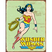 Жестяная табличка Desperate Enterprises Tin Signs Wonder Woman Retro — основное фото