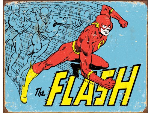 Жестяная табличка Desperate Enterprises Tin Signs The Flash - Retro