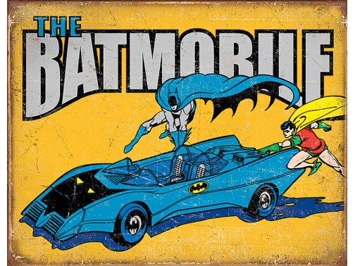 Жестяная табличка Desperate Enterprises Tin Signs Batman - The Batmobile