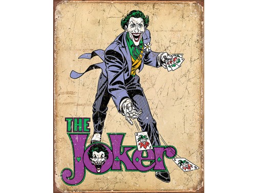 Жестяная табличка Desperate Enterprises Tin Signs DC Comics - The Joker