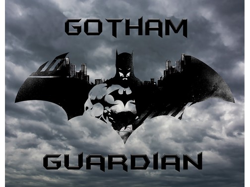 Жестяная табличка Desperate Enterprises Tin Signs Batman Gotham Guardian