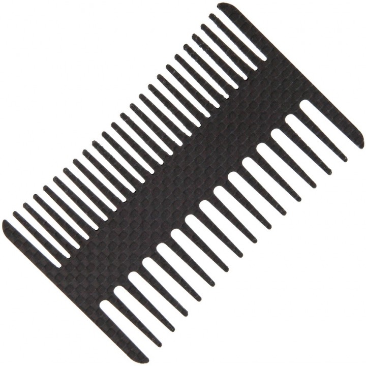 Карбоновая расческа Bastion Carbon Fiber Comb 3.5" Wallet