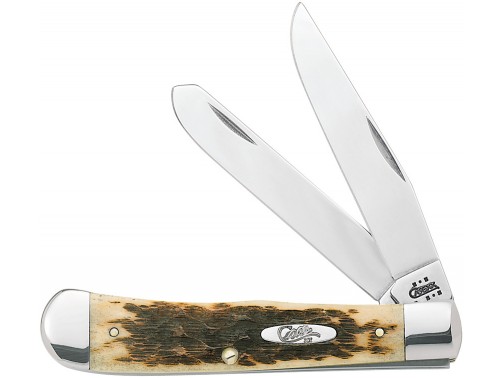 Складной нож Case Trapper Amber Bone