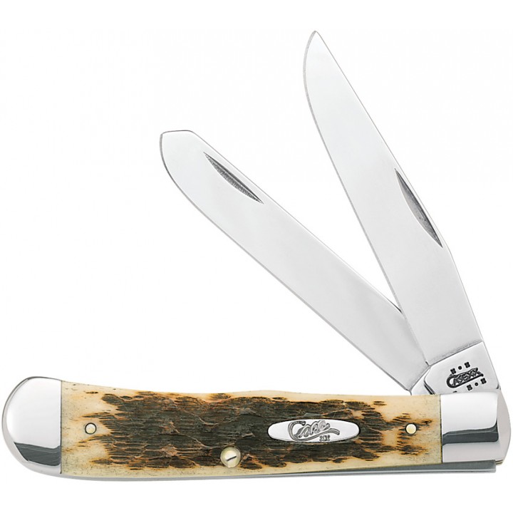 Складной нож Case Trapper Amber Bone
