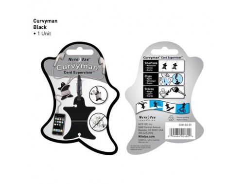 Держатель провода Nite Ize Curvyman (черный)