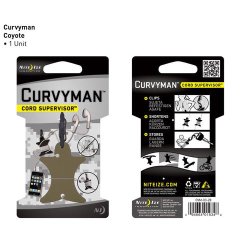 Держатель провода Nite Ize Curvyman (койот)