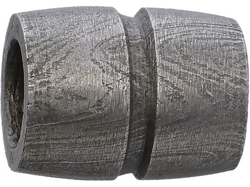 Damascus бусина для паракорда из дамасской стали Bisect Groove Bead