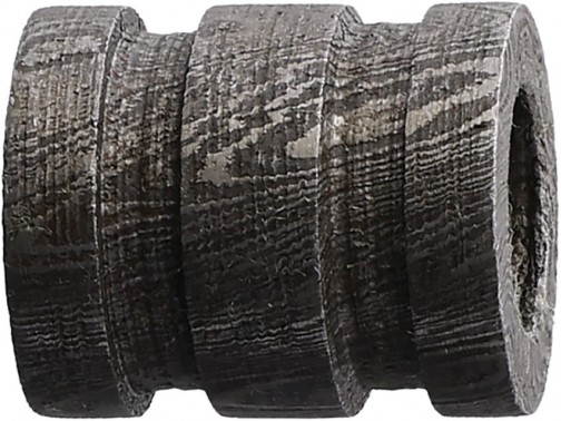 Damascus бусина для паракорда из дамасской стали Steel Bead Grooved Barrel