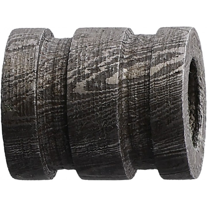 Damascus бусина для паракорда из дамасской стали Steel Bead Grooved Barrel
