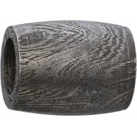 Damascus бусина для паракорда из дамасской стали Convex Barrel Bead