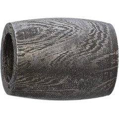 Damascus бусина для паракорда из дамасской стали Convex Barrel Bead
