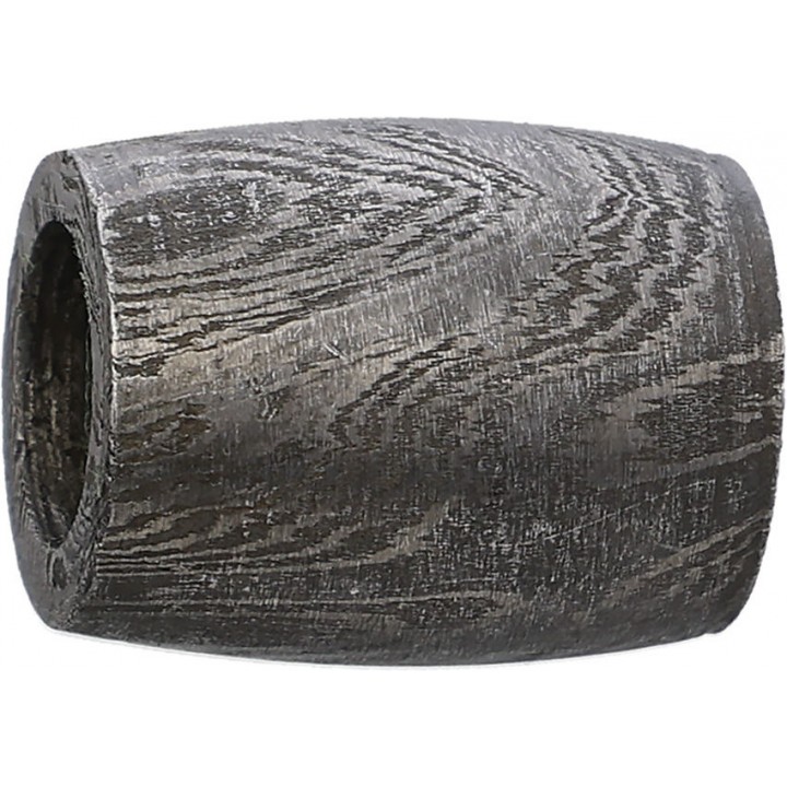 Damascus бусина для паракорда из дамасской стали Convex Barrel Bead